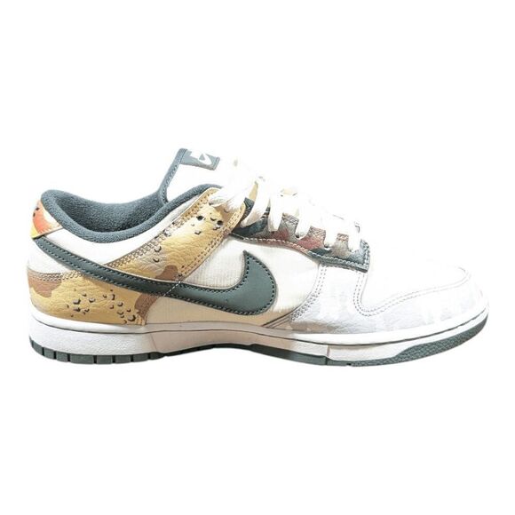 NIKE Dunk Low 'Sail Multi-Camo' Sneakers Size 11 - Picture 7 of 9